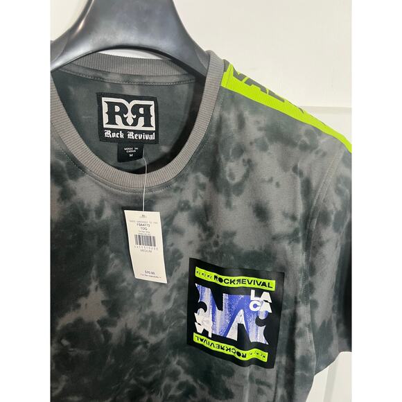 NEW Rock Revival Buckle Mens Short Sleeve T Shirt Tee Size M Medium Grunge - Picture 2 of 8